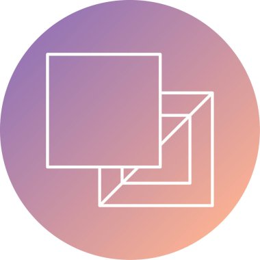 Modern simgenin vektör illüstrasyonu