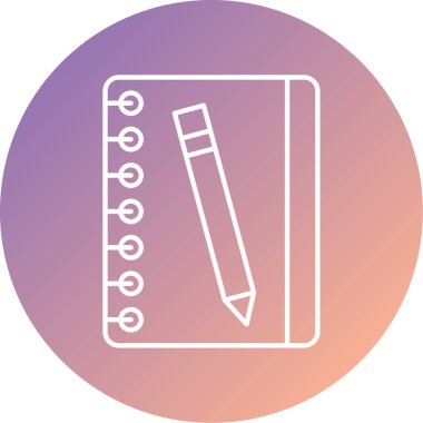 Vektör Belgesi düz simgesi