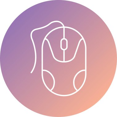 Fare. Web simgesi basit illüstrasyon