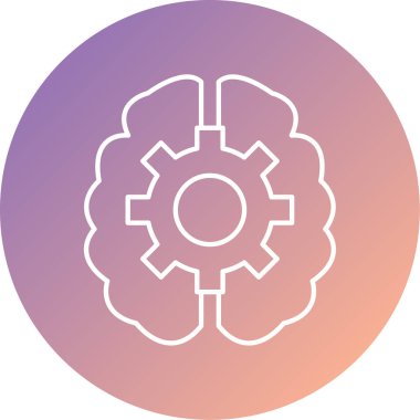 eşsiz ayar vektör çizgisi simgesi