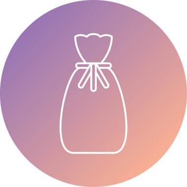 para çantası web simgesi basit illüstrasyon