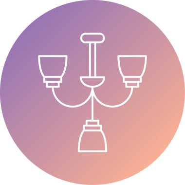 Lamba simgesinin vektör illüstrasyonu