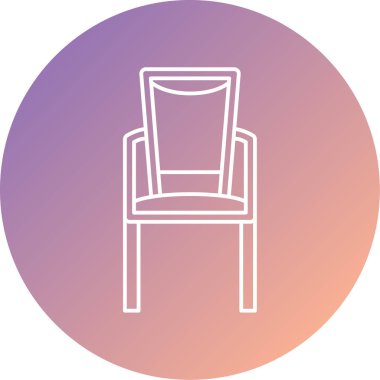 sandalye simgesi çizimi