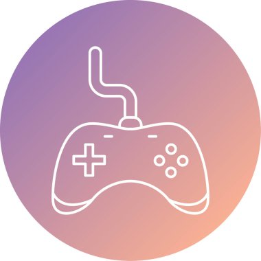 oyun denetleyici simgesi, vektör illüstrasyonu