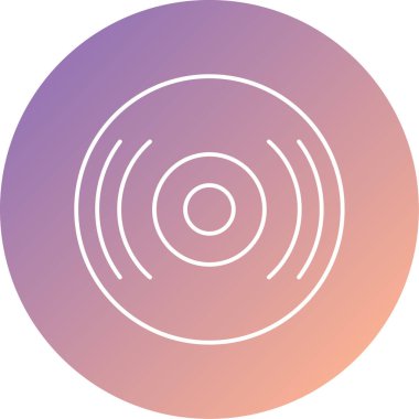 cd disk web simgesi basit illüstrasyon
