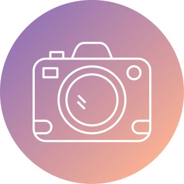 kamera web simgesi basit illüstrasyon