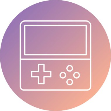 oyun konsolu vektör çizimi