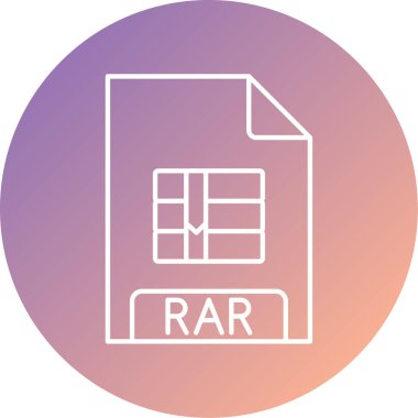 Dosya simgesinin vektör illüstrasyonu