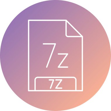 Modern dosya biçiminin vektör illüstrasyonu