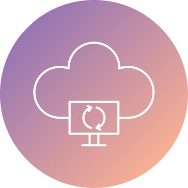 bulut, ayar, vektör illüstrasyonu