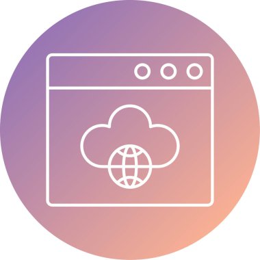 seo modern simgesinin vektör illüstrasyonu