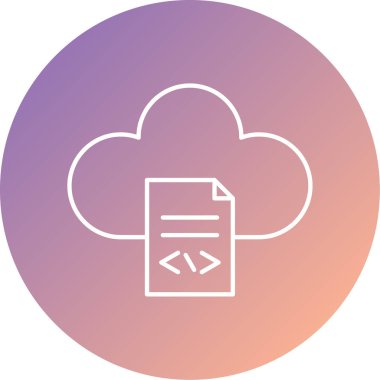 Bulut hesaplama. Web simgesi