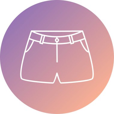 Benzersiz kısa vektör simgesi