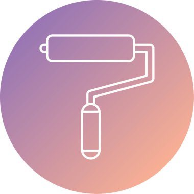 Boya silindiri. Basit resimleme