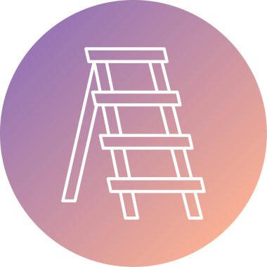 Bir merdivenin vektör çizimi