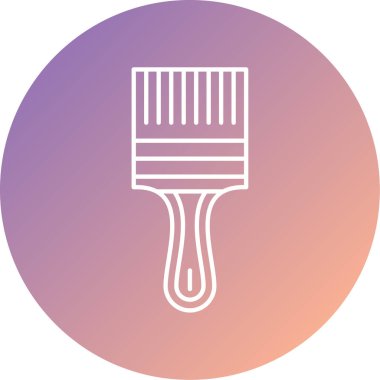 Web, mobil ve ticari tema için boya fırçası simgesi