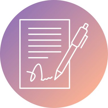 Belge simgesinin vektör illüstrasyonu