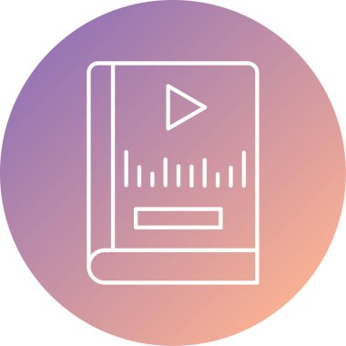 Kitap. Web simgesi basit illüstrasyon