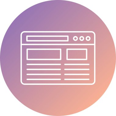 seo modern simgesinin vektör illüstrasyonu