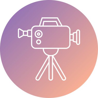 Kişisel ve ticari kullanım için eşsiz vektör çizgisi simgesi.