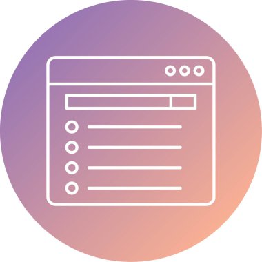 seo modern simgesinin vektör illüstrasyonu