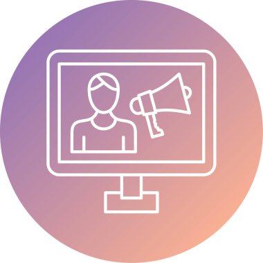 seo modern simgesinin vektör illüstrasyonu