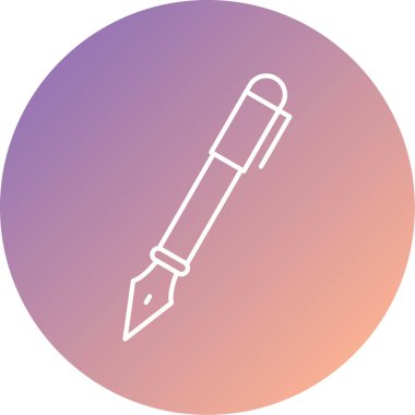 kalem vektör simgesi modern basit tasarım