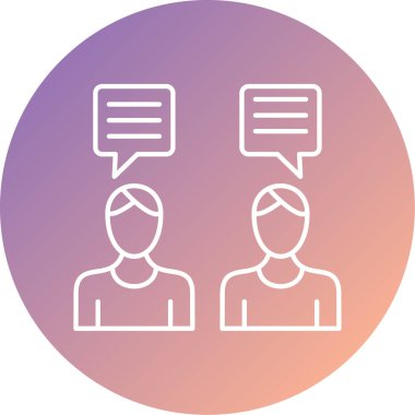 İnsan simgesinin vektör illüstrasyonu