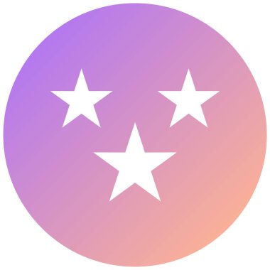 Yıldız. Web simgesi basit illüstrasyon