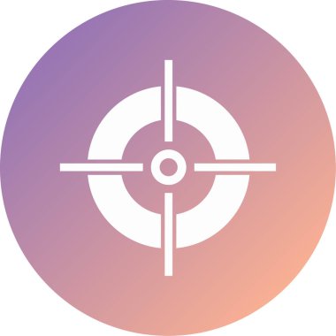 hedef simge vektör illüstrasyonu