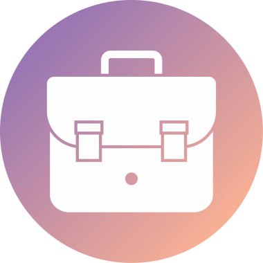 evrak çantası simgesi, vektör illüstrasyonu