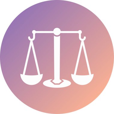 denge ağ simgesi basit illüstrasyon