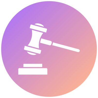 Açık arttırma. Web simgesi basit illüstrasyon