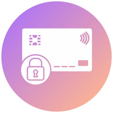 Kredi kartı vektör simgesi