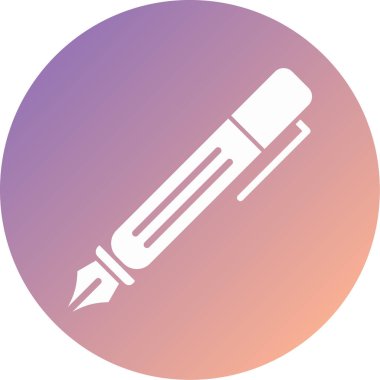 kalem vektör simgesi modern basit illüstrasyon