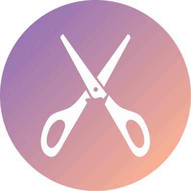 makas simgesi vektör illüstrasyonu