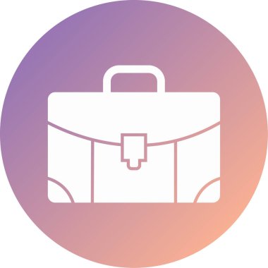 evrak çantası simgesi, vektör illüstrasyonu