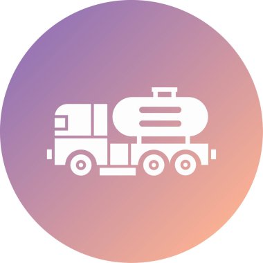 kamyon vektör simgesi modern basit tasarım