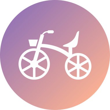 bisiklet ikonu vektör illüstrasyonu