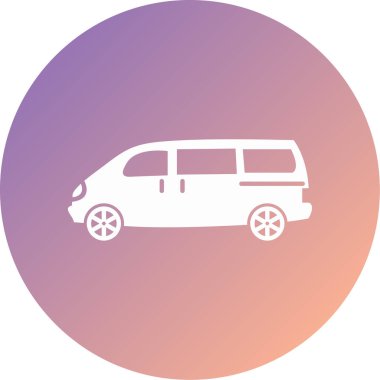 araba vektör simgesi modern basit illüstrasyon