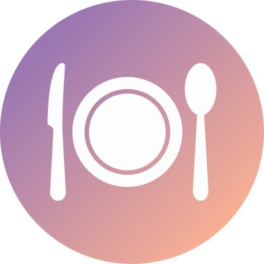 Tabak. Web simgesi basit tasarım