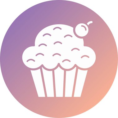 Tatlım. Web simgesi basit illüstrasyon