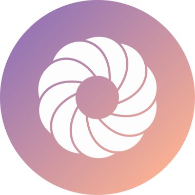 güzel çiçek vektör simgesi