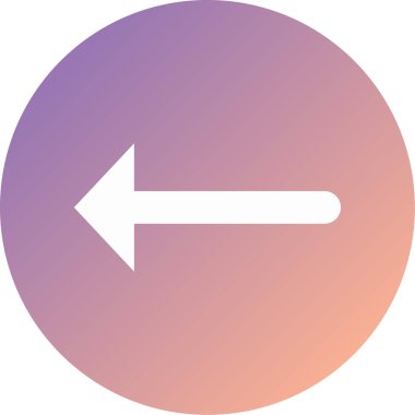 Projeniz için sol yön ok simgesi