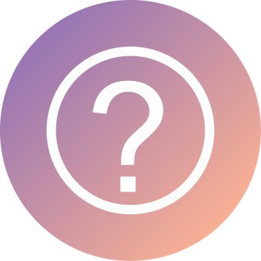 Soru işareti. Web simgesi