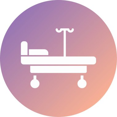 Hastane. Web simgesi basit illüstrasyon