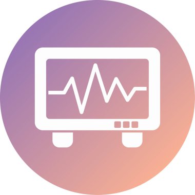 Modern sağlık simgesinin vektör illüstrasyonu