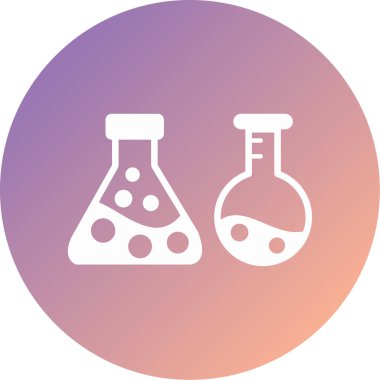 Eşsiz test simgesi vektör illüstrasyonu