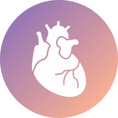 Mide simgesinin vektör illüstrasyonu