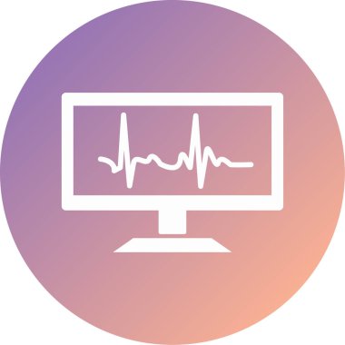 Modern sağlık simgesinin vektör illüstrasyonu